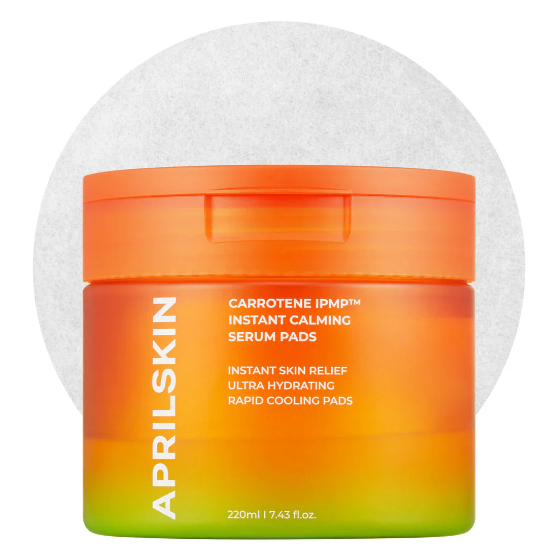 April Skin Carrotene IPMP instant calming serum pads