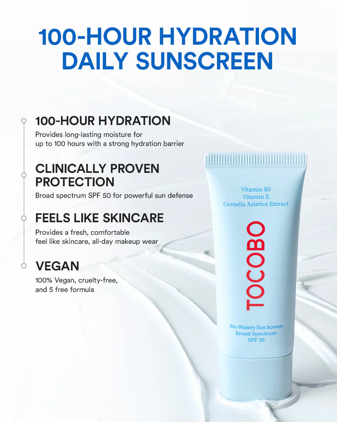 TOCOBO BIO WATERY SUN CREAM DELUXE SPF50+ PA++++ 40 ML