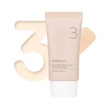 Numbuzin No.3 Porcelain Base-skip Tone Up Beige SPF50 PA++++50ML